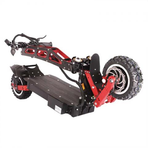 Foldable 11 inch fat tire mountain electric scooter dual motor 2*2800w e scooter high power outdoor sports modification scooter