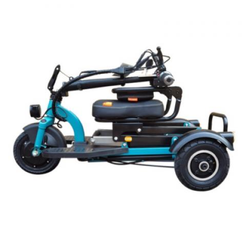 300W 48V easy folding foldable electric scooter three wheels tricycle bike bicycle easy take in car for old disabled person