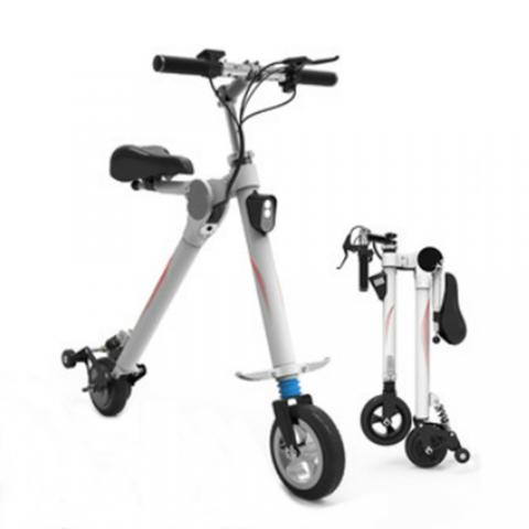 New appearance small electric bike folding two wheeled Mini scooter ultra portable electric kick scooter with lithium battery