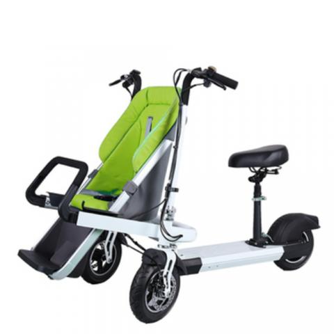 Fashion light folding three wheeled parent-child electric kick scooter city shopping scooter with children