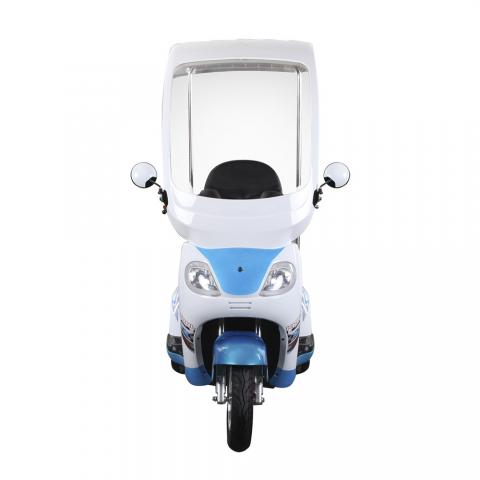 500W48V20Ah LED light luxury sunshade vacuum non-slip tire anti-skid pedal intelligent electric tricycle elderly leisure scooter