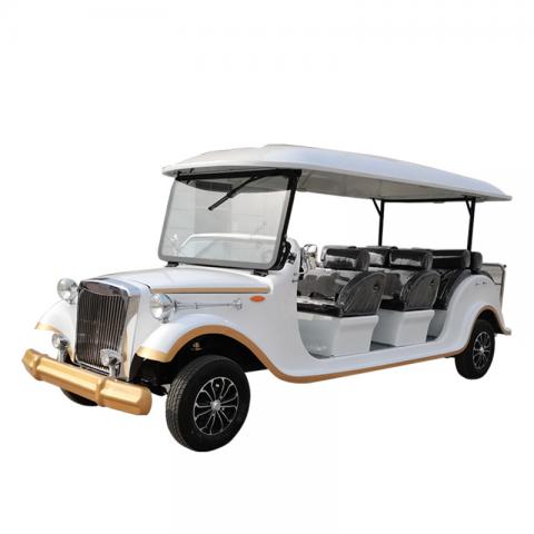 4000W 11 seat classic car scenic spot hotel reception campus ferry luxury sightseeing electric vehicle patrol car golf cart