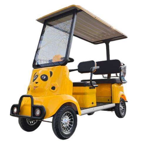 800W Cartoon high-power scenic spot tourism patrol campus sightseeing amusement park commuting electric four-wheel scooter